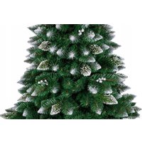 Ель Matpol Снежная Королева белая с украшениями 1.5 м