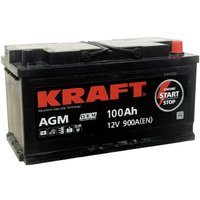 Автомобильный аккумулятор KRAFT AGM R+ (100 А·ч)