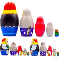 Развивающая игра Брестская Фабрика Сувениров С героями сказки Красная Шапочка (набор 5 шт)