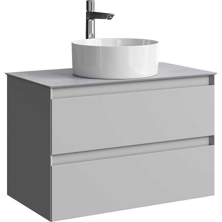 

Aqwella Тумба под умывальник Geometria GE01082ST+STG814X476GS