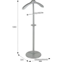 Стойка для одежды Мебелик В 25Н (серый)