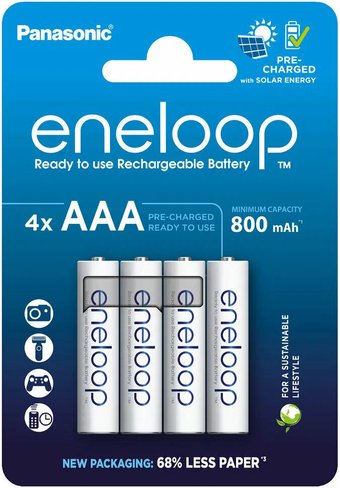 Аккумулятор Panasonic Eneloop AAA BK-4MCDE/4CP (4 шт)