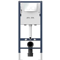 Унитаз подвесной Lauter Augsburg 21109EC + I012709 + I090101 (черный матовый с кнопкой смыва белый глянцевый)