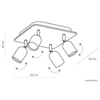 Спот TK Lighting Top Wood 3297