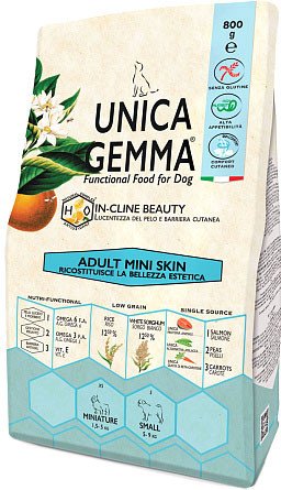 Сухой корм для собак Gheda Petfood Unica Gemma Adult Mini Skin (800 г)