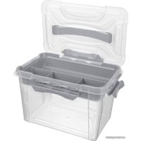 Ящик для хранения Эконова Grand Box 433224230 (6.65 л, светло-серый)