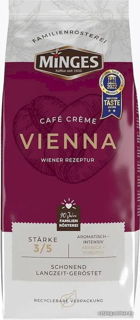 Кофе Minges Cafe Creme Vienna зерновой 1 кг