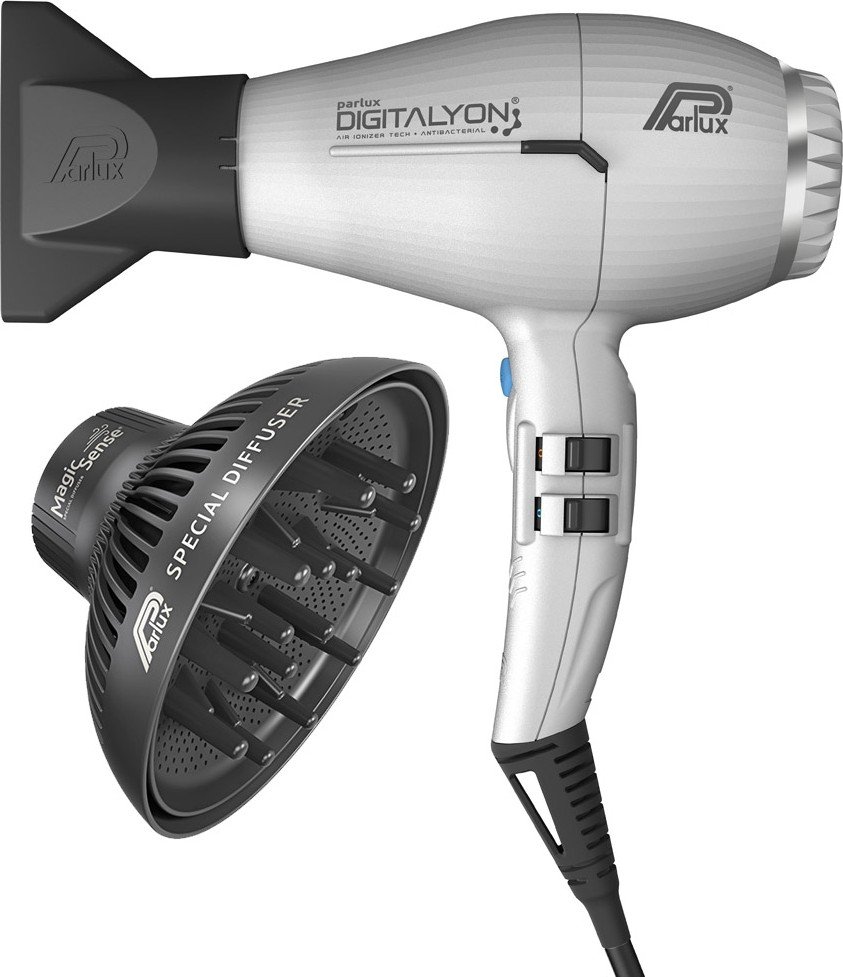

Фен Parlux Digitalyon Silver + Magic Sense