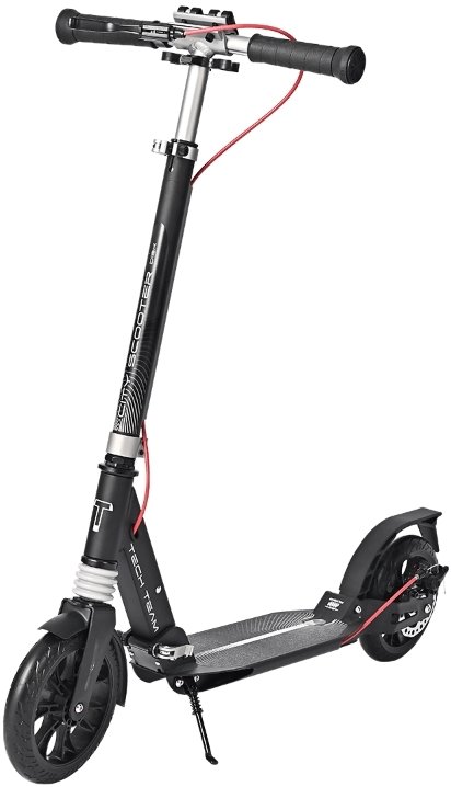 

Двухколесный детский самокат Tech Team City Scooter Disk Brake 2022 (черный/серый)