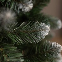 Ель Ёлушка Никольская иней 1.2 м (подставка пластик)