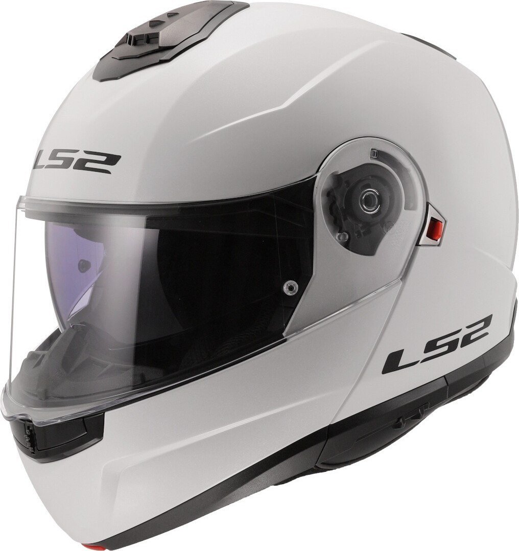 Мотошлем LS2 FF908 Strobe 2 Solid (3XL, белый глянцевый)