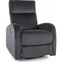 Кресло-глайдер Signal Olimp Velvet Bluvel 19 (черный)