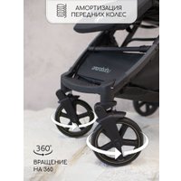 Коляска прогулочная «книга» Amarobaby Airy (оливковый)