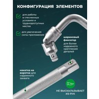 Набор головок слесарных RockForce RF-4169