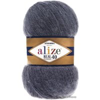 Пряжа для вязания Alize Angora real 40 411 (480 м, джинс)