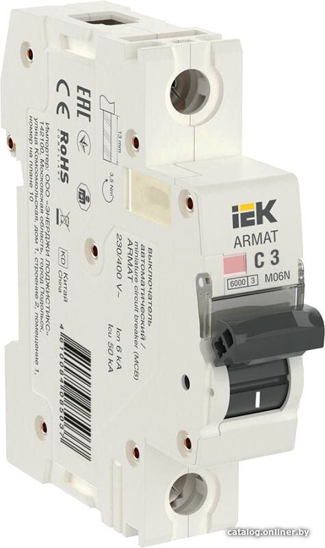 Выключатель автоматический IEK AR-M06N-1-C003