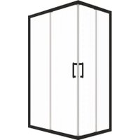 Душевой уголок Triton Фикс-Блэк 120х90 (без поддона)