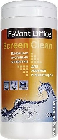 Влажные салфетки Favorit Office F130001 (100 шт)