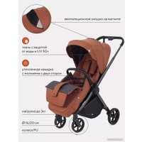 Коляска прогулочная «книга» Rant Golf RA101 (maroon brown)