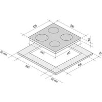 Варочная панель Krona Neckar 60 BL