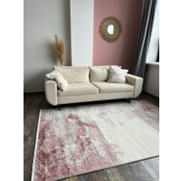 Ковер для жилой комнаты Balat Mensucat Antik 8482A 80x150 (Cream/L.Pink)