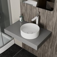 Умывальник D&K Matrix DT1391508 (белый матовый)