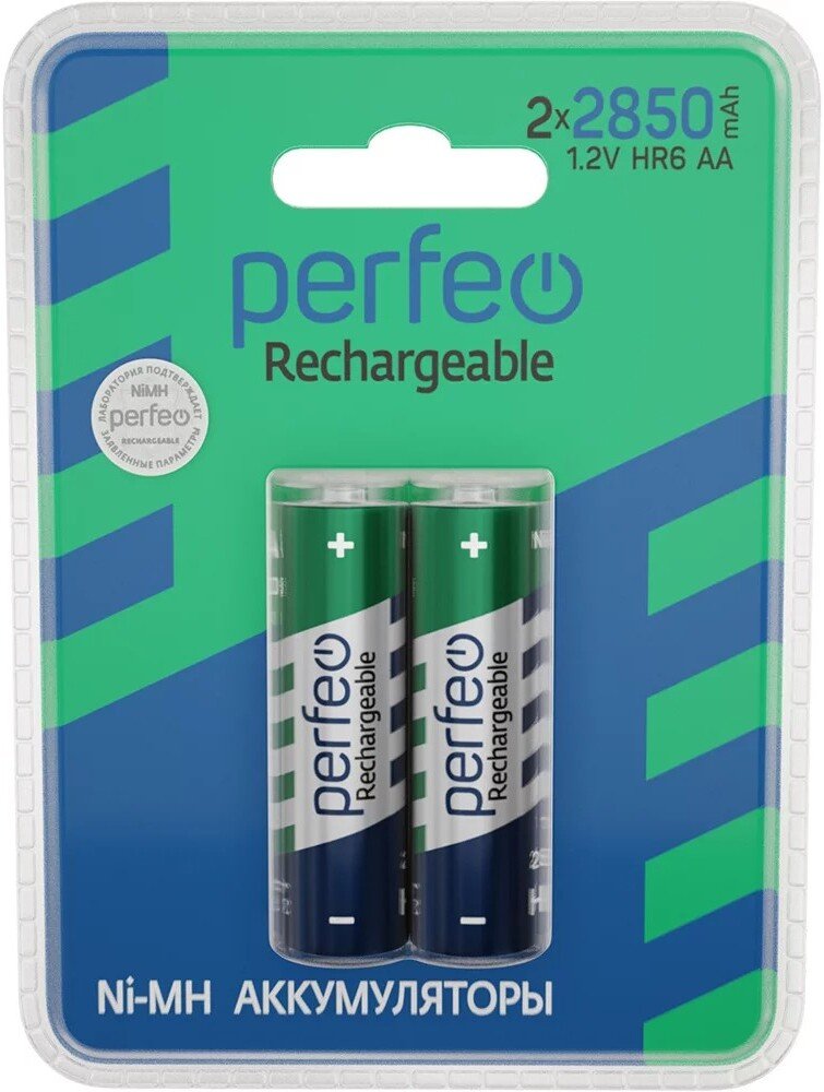

Аккумулятор Perfeo AA2850mAh/2BL 2шт