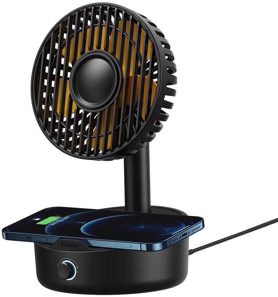 

Вентилятор Baseus Hermit Desktop Wireless Charger BS-W513 (черный)