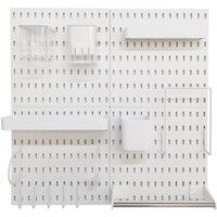 Органайзер для хранения Swed House с перфорированной доской 64.02.3833 (белый)