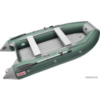 Моторная лодка Roger Boat Trofey 3300 (без киля, зеленый/серый)