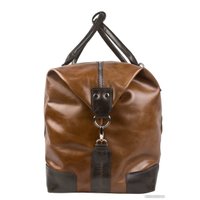 Дорожная сумка Carlo Gattini Fidenza Premium 4036-03 (коньячный/темно-коричневый)