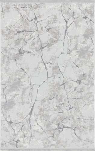 Ковер для жилой комнаты Radjab Carpet Лайла Прямоугольник UK98A (0.8x1.5, Gray)