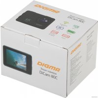 Экшен-камера Digma DiCam 80C (черный)