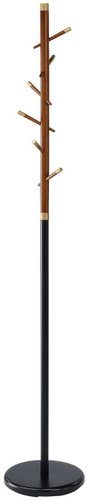 Вешалка для одежды Halmar W67 (орех/черный/золотой)