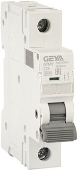 

Выключатель автоматический GEYA GYM9 1P 25А C 6кА GYM91P25C