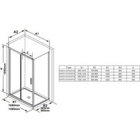 Душевая стенка Ravak BLSPS-80 X9BM40300Z1 в Гродно