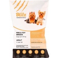 Сухой корм для собак Blitz Adult Mini&Toy 500 г