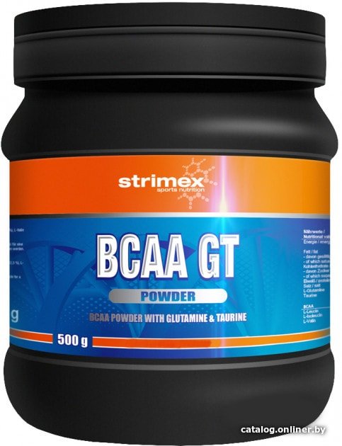 BCAA Strimex BCAA GT Powder (лимон, 500г)