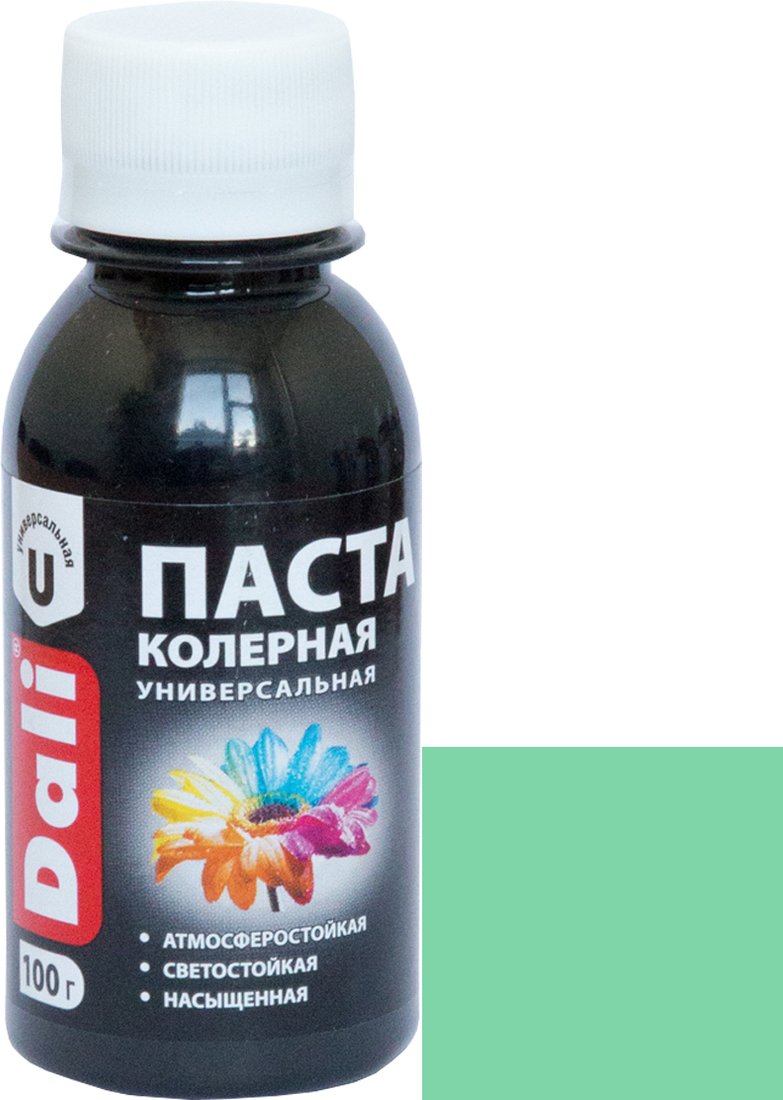 

Колеровочная краска Dali универсальная 0.1 кг (свежая мята)