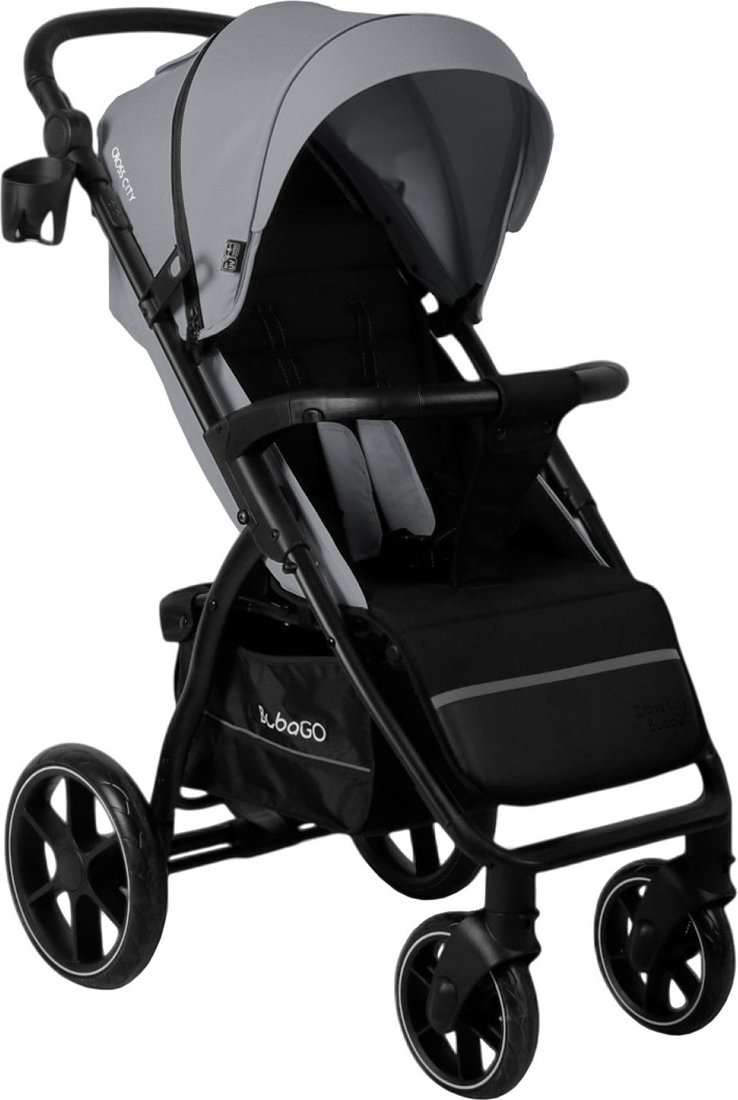 Коляска прогулочная «книга» Bubago Model Cross City BG 155-5 (темно-серый)