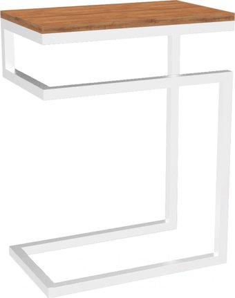 Приставной столик TMB Loft Хидсон Дуб 400x300 (ранне-американский/белый)