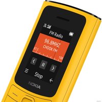 Кнопочный телефон Nokia 110 4G Dual SIM (желтый)