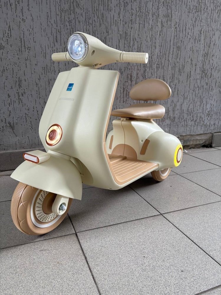 

Электроскутер Baby Driver 1122 (бежевый)