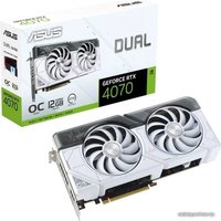 Видеокарта ASUS Dual GeForce RTX 4070 White OC Edition 12GB GDDR6X DUAL-RTX4070-O12G-WHITE