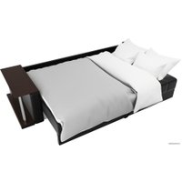 Диван Лига диванов Атлантида 28152 (экокожа, черный)