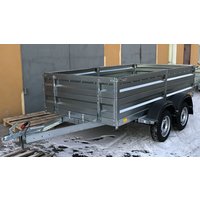 Двухосный прицеп AvtoS A30P2B тент 400