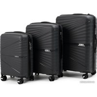 Чемодан-спиннер Pride PP-9702 (L, темно-серый)