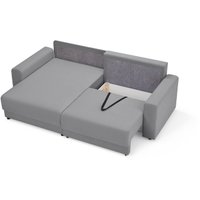 Угловой диван Mio Tesoro Таун 264 1.5ек-1.5пф (1363 серый)