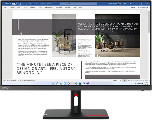 

Монитор Lenovo ThinkVision S27i-30 63DFKAT4EU