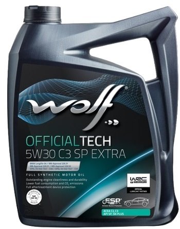 Моторное масло Wolf OfficialTech 5W-30 SP Extra 4л